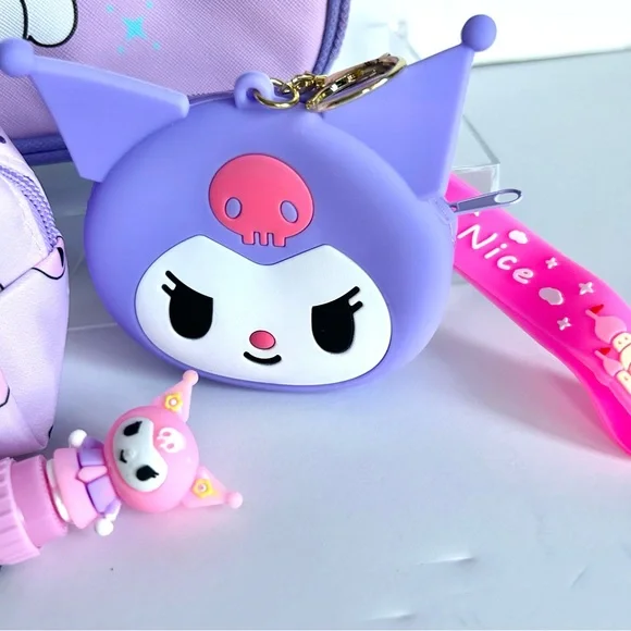 💜(KUR313) Kuromi Adorable 4-Piece Lunch Cooler Bundle! - Picture 8 of 10